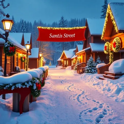 Na jakiej ulicy mieszka Święty Mikołaj